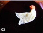 美味的雄鸡报春拼盘做法图解3)