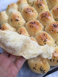 美味营养的淡奶油面包做法图解8)