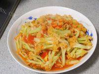 家常菜番茄菜花