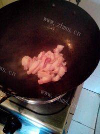 家常菜肥肉炒冬瓜做法图解4)