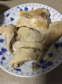家常葱油白切鸡做法图解3)