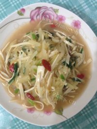 鲜美的千张土豆丝做法图解7)
