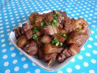 家常菜油豆腐烧肉