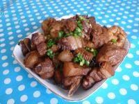 家常菜油豆腐烧肉