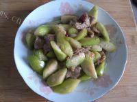 家常菜丝瓜炒肉片