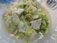 在家做的白菜炖豆腐