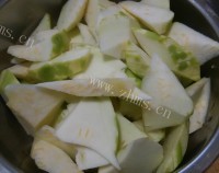 家常菜西葫芦炒蛋做法图解3)