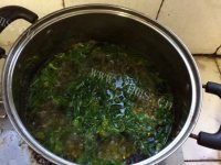 自制水蜜花草粑粑做法图解3)