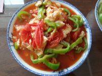 家常菜西红柿尖椒炒鸡蛋