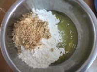自制杏仁酥饼做法图解5)