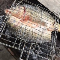 鲜美的火碳烤鱼的做法图解一