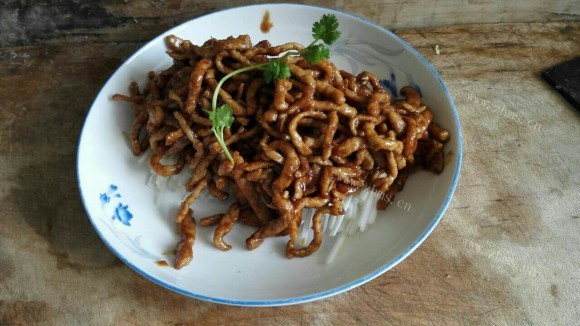 香气浓郁的京酱肉丝