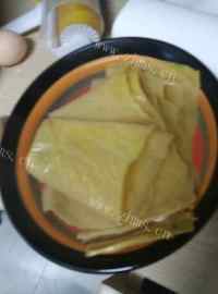 家常凉拌酸辣豆皮做法图解3)