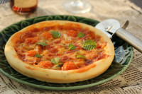 美味烤肉番茄披萨的做法图解十一
