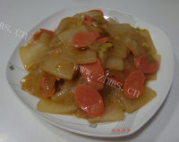 家常菜冬瓜烧火腿