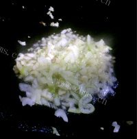 好吃的 时蔬虾仁疙瘩汤做法图解6)