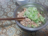 自制豆腐馄饨做法图解7)