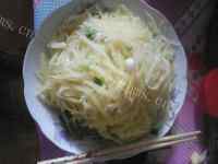 家常菜素炒土豆丝