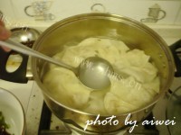 美味的荠菜馄饨做法图解13)