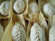 美味的茄子大肉包