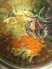 家常菜凉拌干豆腐丝做法图解4)