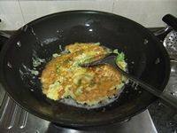 自己做的苦瓜煎蛋饼