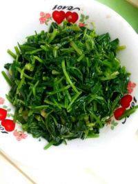 家常菜凉拌菠菜