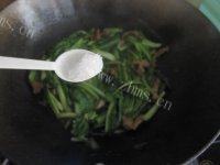 家常菜小白菜炒肉