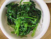 甘脆的菠菜拌粉丝做法图解7)