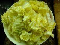 家常白菜炒香菇做法图解2)