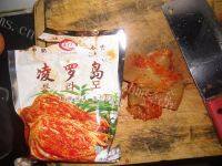 陶醉其中的韩式泡菜饼做法图解1)