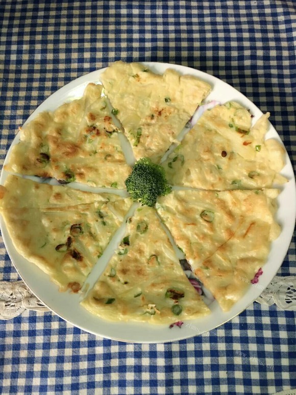 诱人的土豆鸡蛋饼