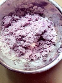 自制紫薯玫瑰花做法图解2)