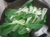 肉炒油菜做法图解3)