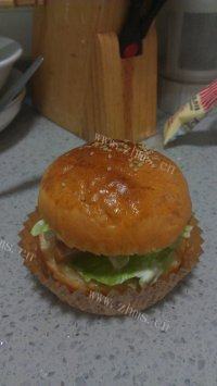 易做的火腿汉堡