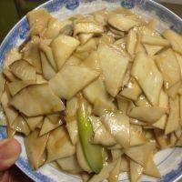 家常菜素炒杏鲍菇