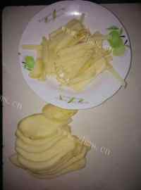 家常菜香辣土豆丝做法图解2)