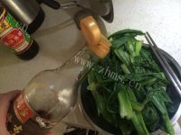 家常菜白灼油麦菜做法图解6)