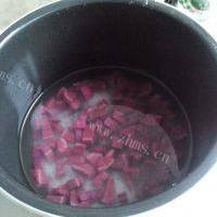 自制紫薯粥的做法图解二