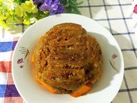 美味的红薯粉蒸肉