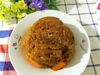 美味的红薯粉蒸肉