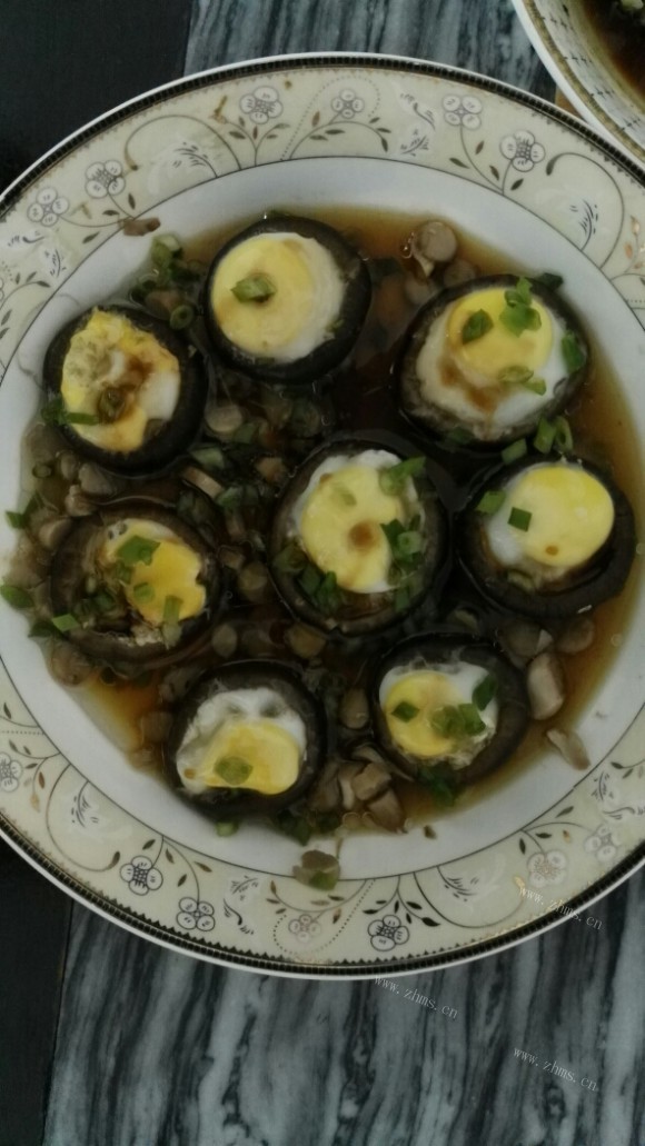 香菇酿鹌鹑蛋