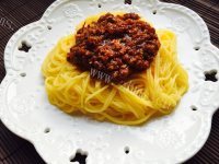 美味的番茄肉酱玉米面做法图解5)