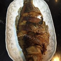 营养丰富的葱焅鲫鱼做法图解5)