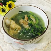 芳香四溢的西洋菜猪骨汤做法图解11)