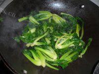 「美味可口」炒青菜做法图解4)