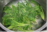 营养的菠菜猪肝汤做法图解5)