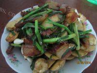特别的慈菇炒腊肉