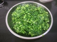 好吃的青菜鸡蛋蒸素馄饨做法图解3)