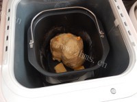 自制玉米面包做法图解7)